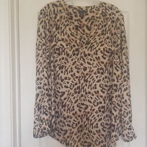 Leopard print blouse